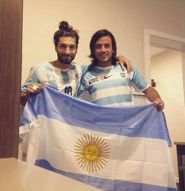 Nahuel Guerrero y Nicolás Abot, del Cooma Tigers de Australia